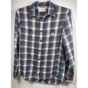 Polo Ralph Lauren Denim & Supply Red‎ White And Blue Plaid Size Med *read Desc*